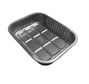 Microwaveable Aluminium Trays (178mm x 136mm) - 20 pack